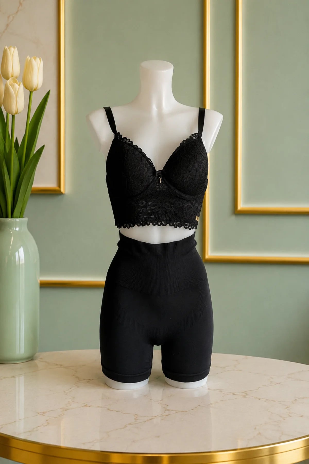Callista Floral Lace Cup Bra – Sutiã de Renda com Bojo