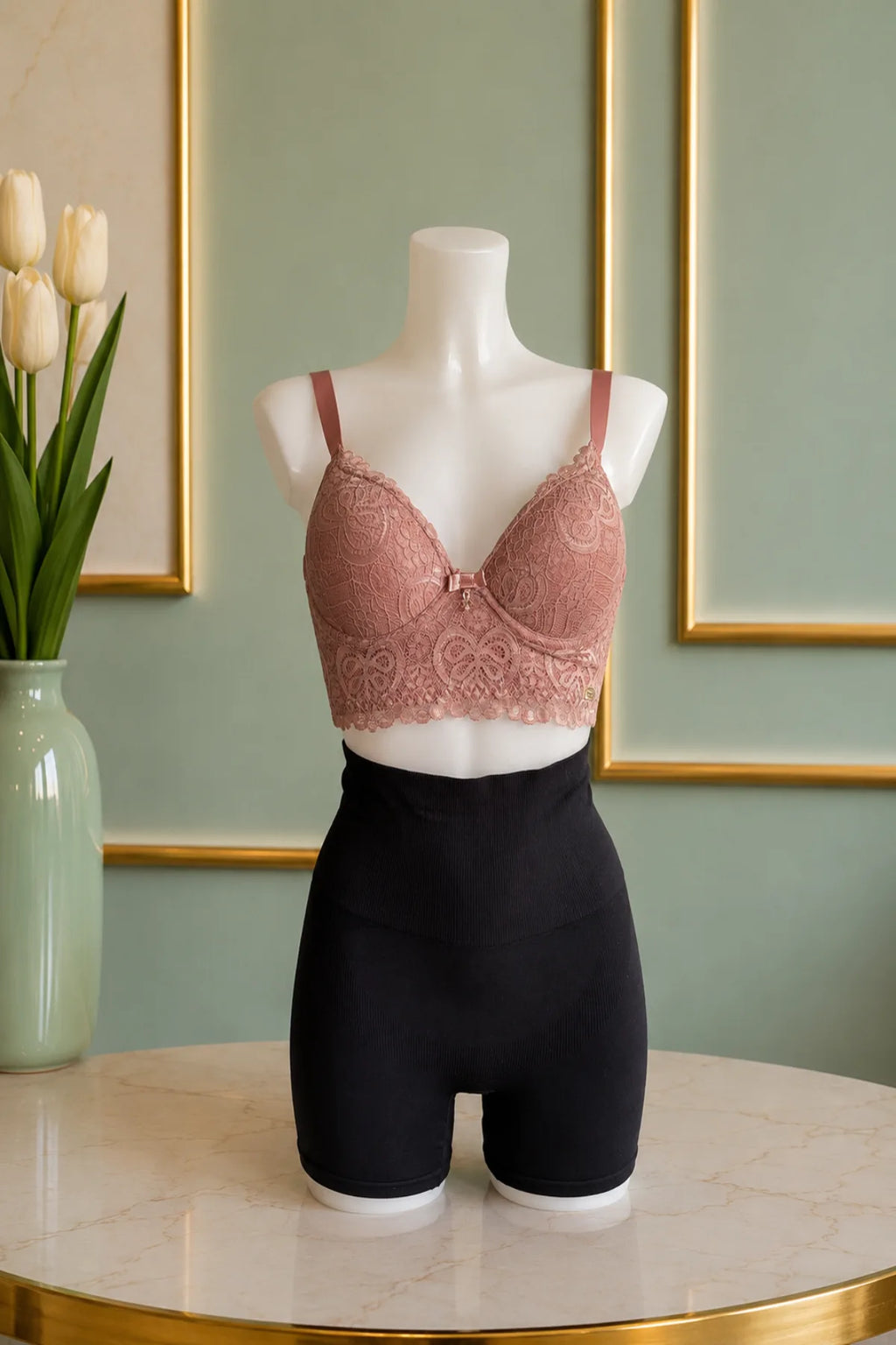 Callista Floral Lace Cup Bra – Sutiã de Renda com Bojo