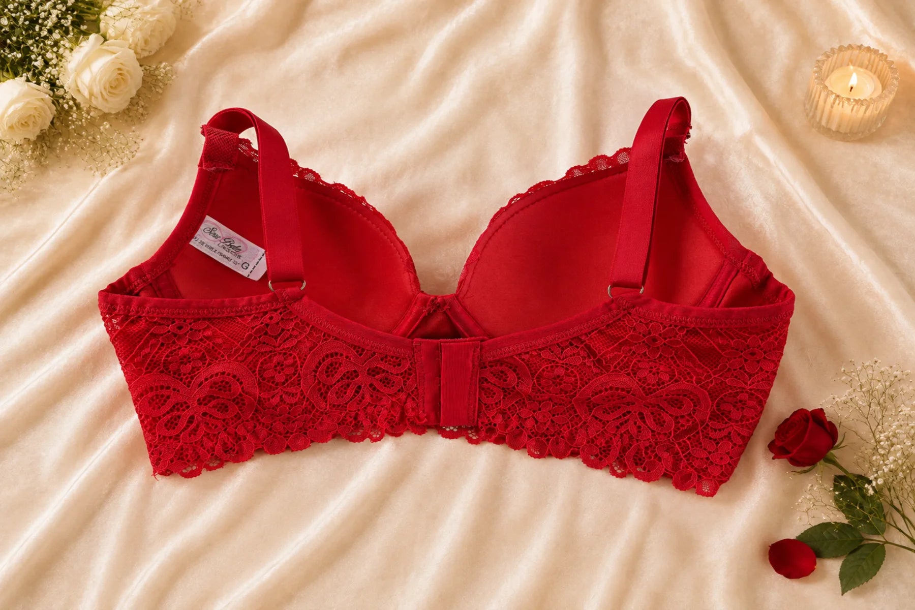 Callista Floral Lace Cup Bra – Sutiã de Renda com Bojo