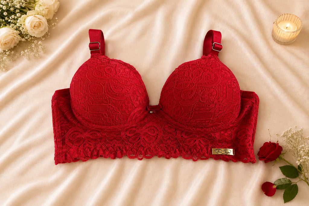 Callista Floral Lace Cup Bra – Sutiã de Renda com Bojo