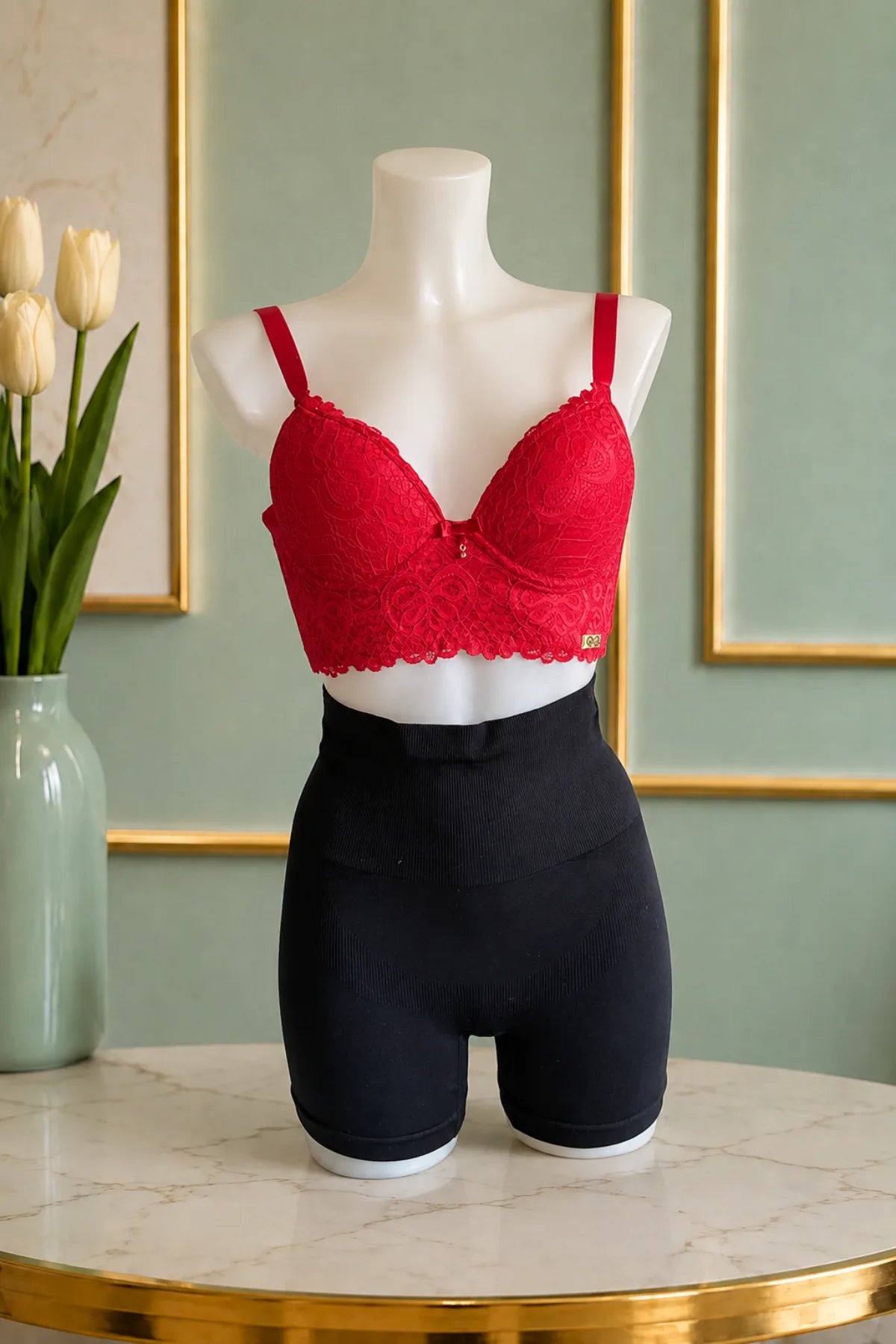 Callista Floral Lace Cup Bra – Sutiã de Renda com Bojo