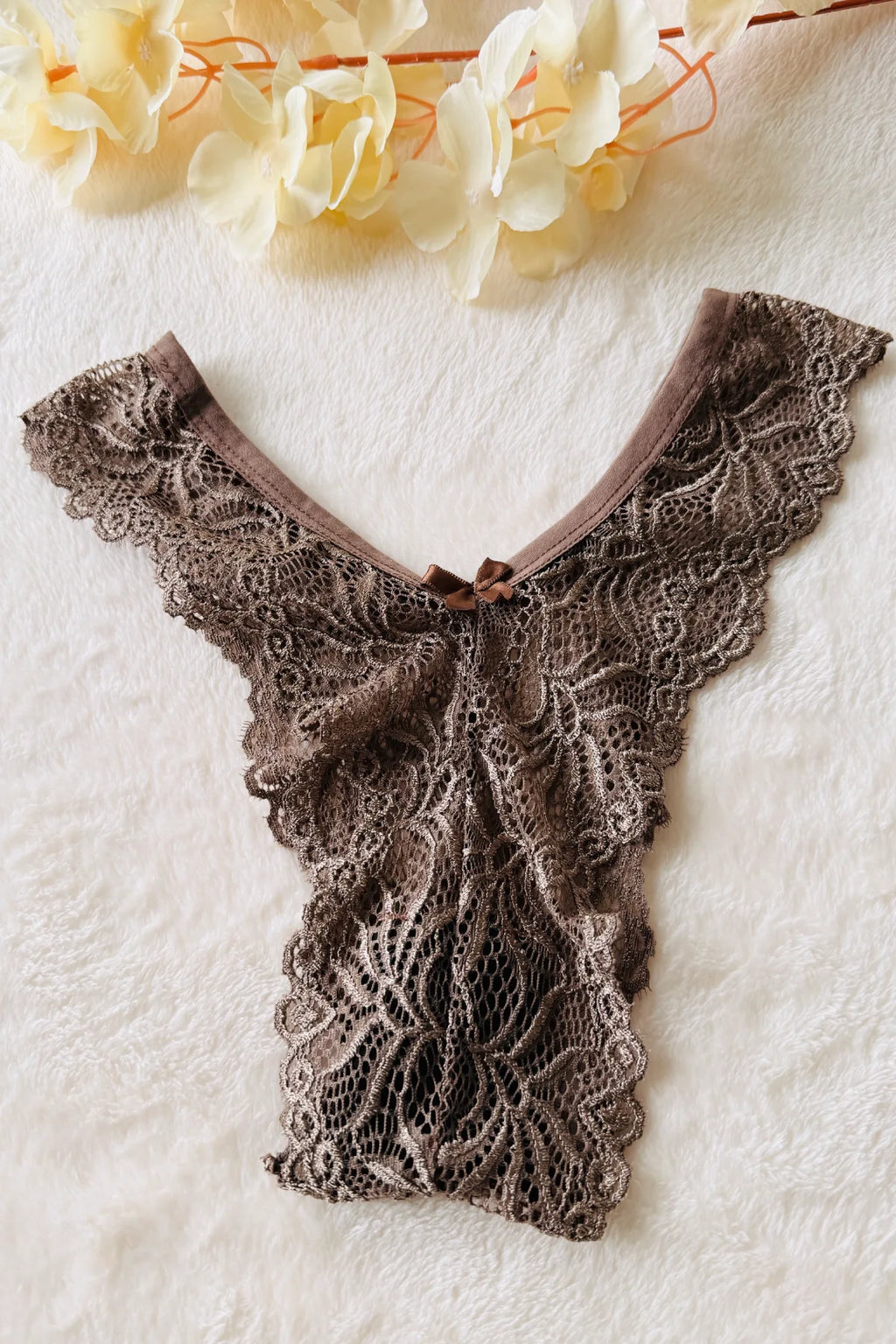 Olivia Lace Set – Voorgevormde Bh en Kanten Slip Set