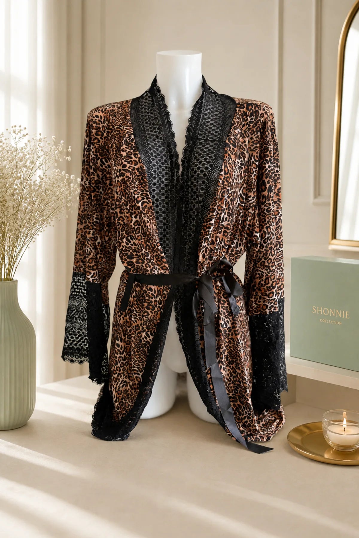 Sakura Lace Robe