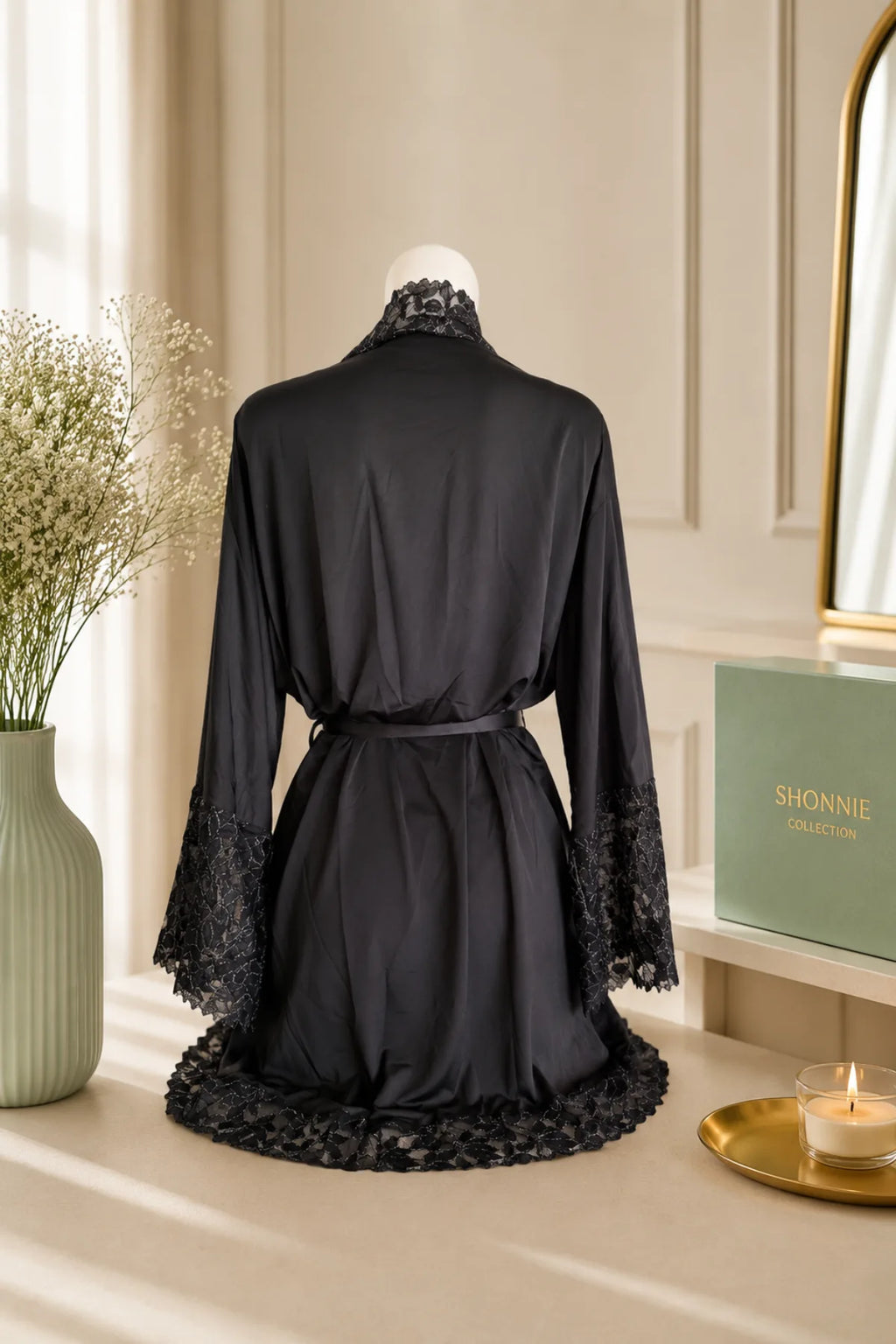 Sakura Lace Robe