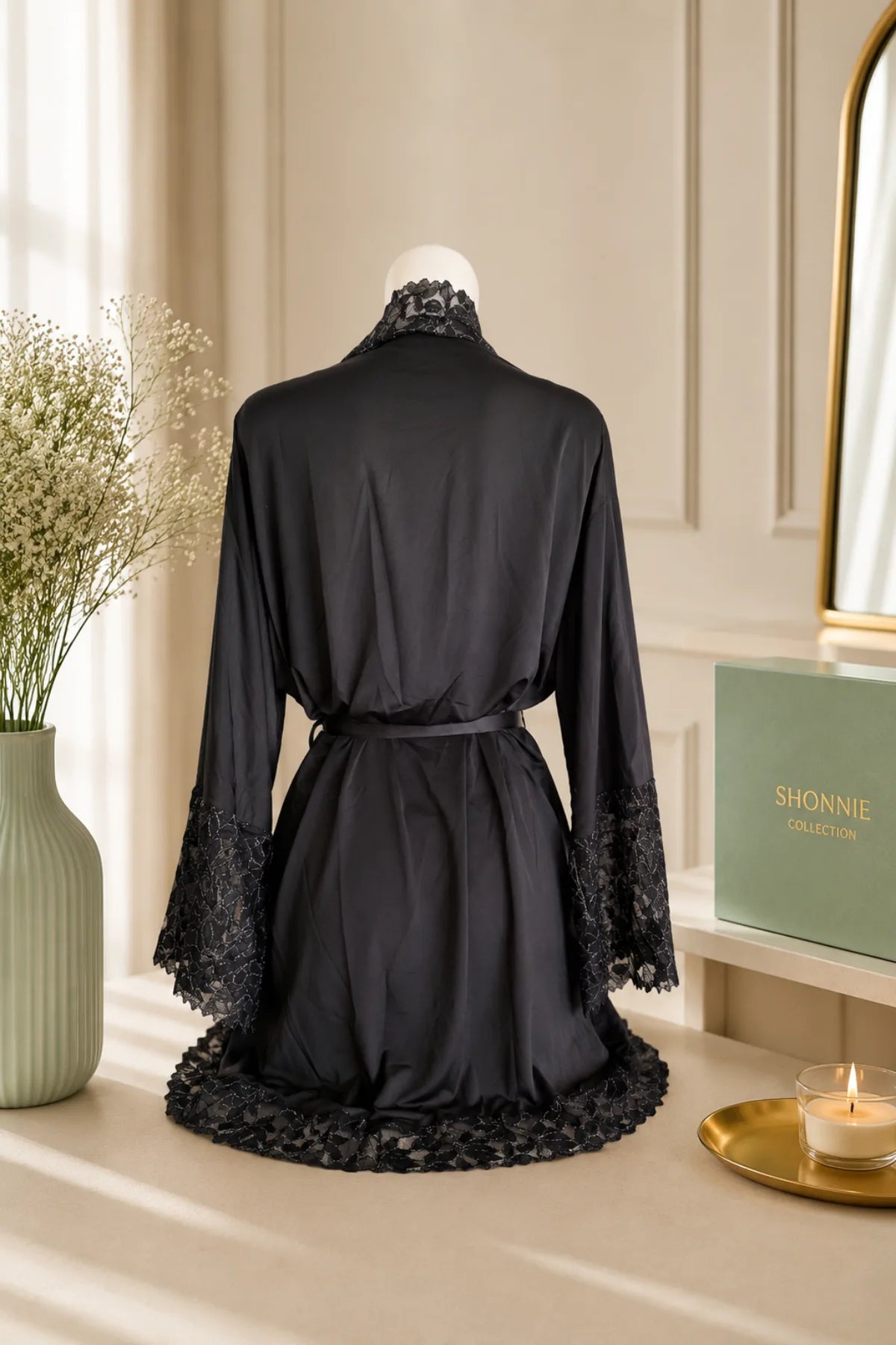 Sakura Lace Robe