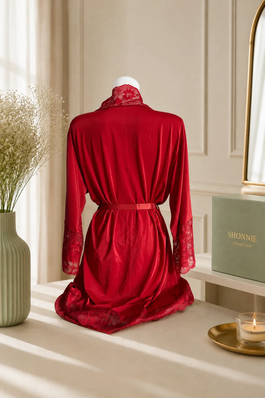 Sakura Lace Robe